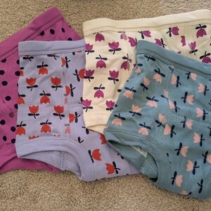 NWOT Hanna Andersson Floral and Polka Dot Kids Underwear Set